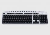 Teclado Multimídia USB Light Prata